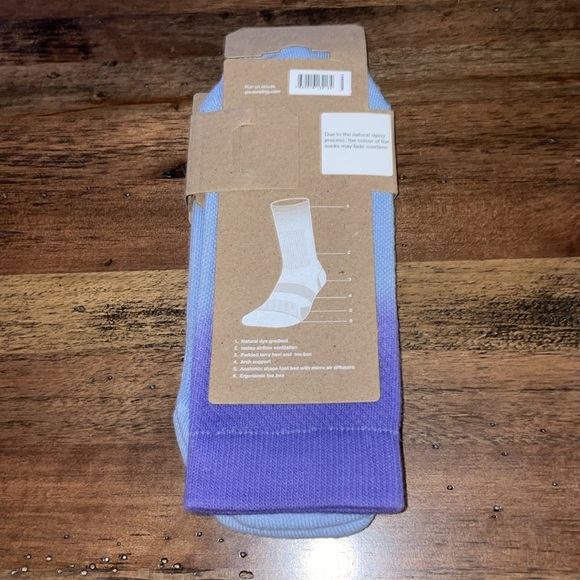 Men’s ON Cloud Running All-Day Sock Heather Twilight Sock - Picture 8 of 8